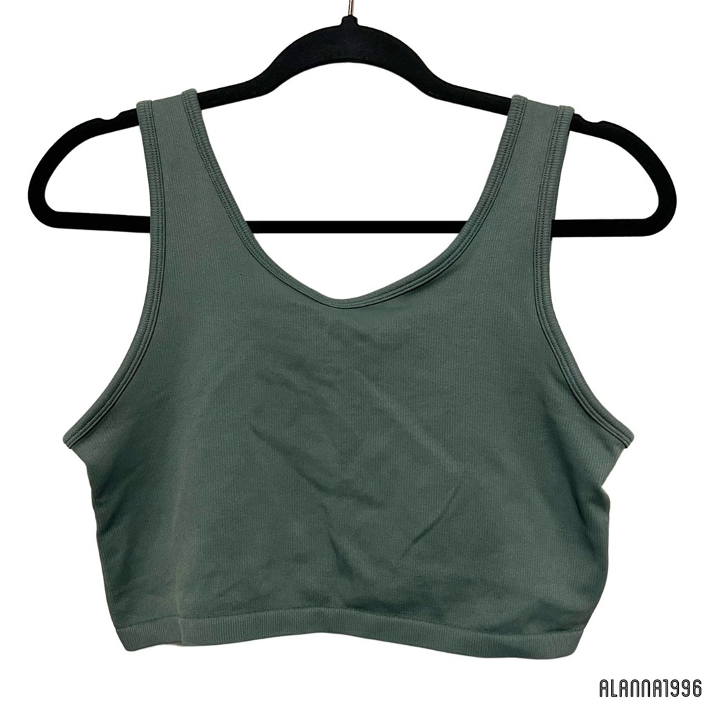 Aerie Sage green sports bra